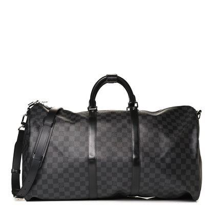 Louis Vuitton Damier Graphite Keepall Bandouliere 55 1 of 10