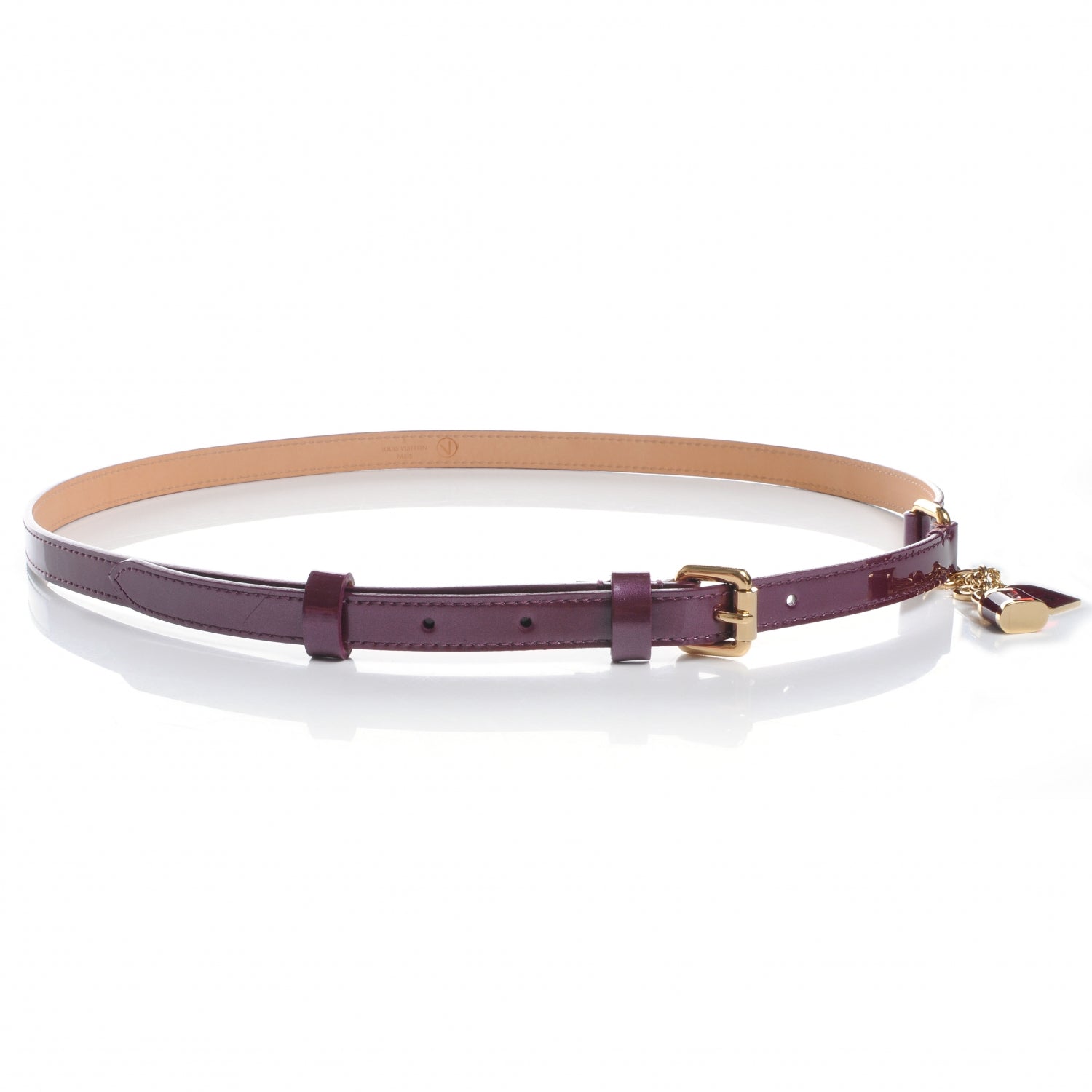 Louis Vuitton Vernis Pampilles Belt 90 36 Violet 1 of 9