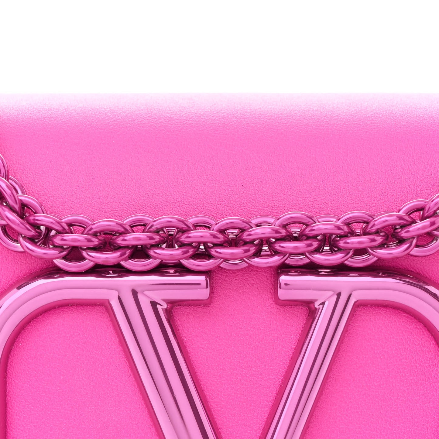 Calfskin Vlogo Small Loco Shoulder Bag Pink PP