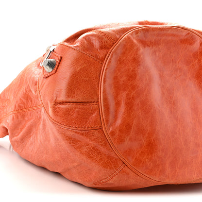 Balenciaga Agneau Giant 21 Silver Hardware Pompon Mandarine 10 of 11