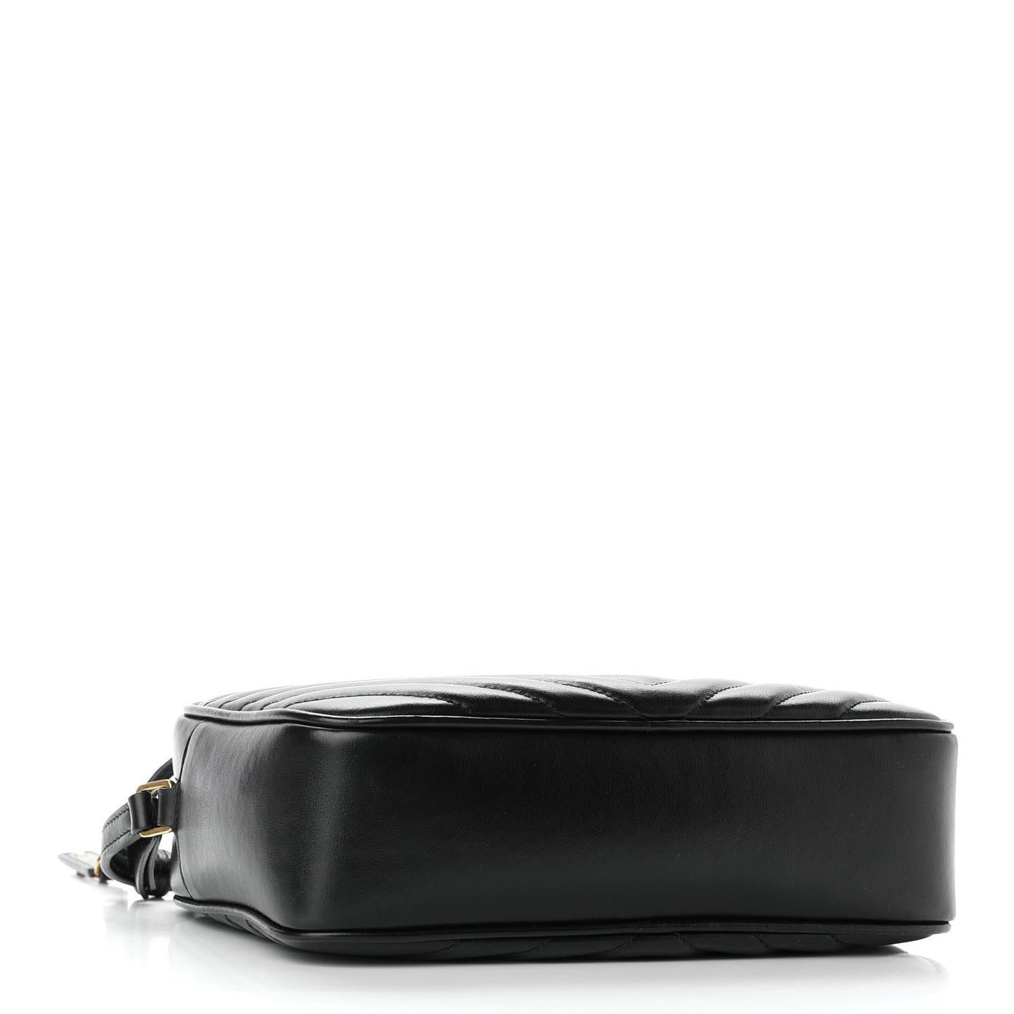 Calfskin Matelasse Monogram Lou Camera Bag Black