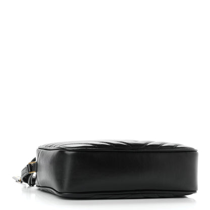 Saint Laurent Calfskin Matelasse Monogram Lou Camera Bag Black 4 of 8
