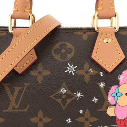 Louis Vuitton Monogram Vivienne Ice Skating Nano Speedy Bandouliere Pink 8 of 11