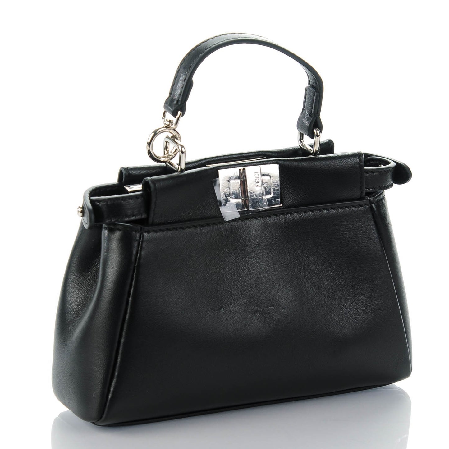 Nappa Flowerland Micro Peekaboo Iconic Satchel Black Multicolor