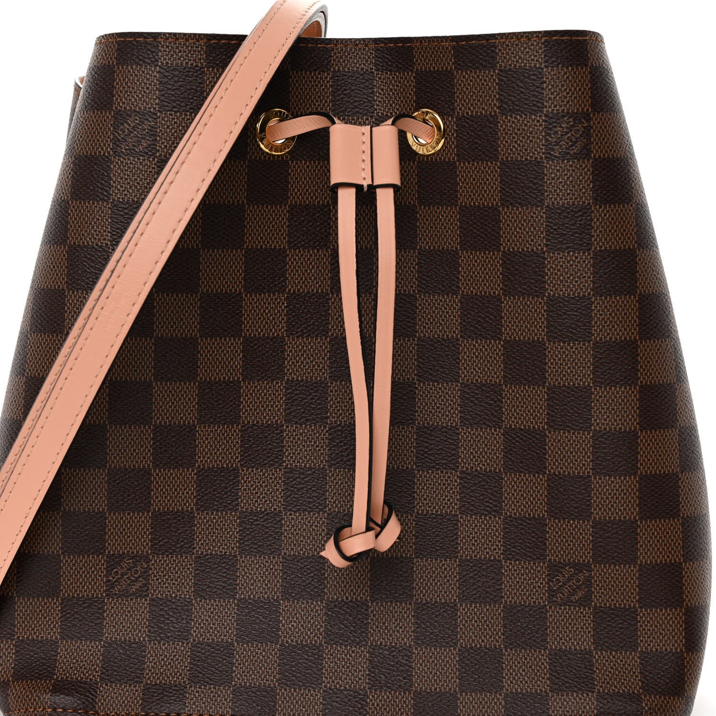 Damier Ebene Neonoe MM Venus Pink