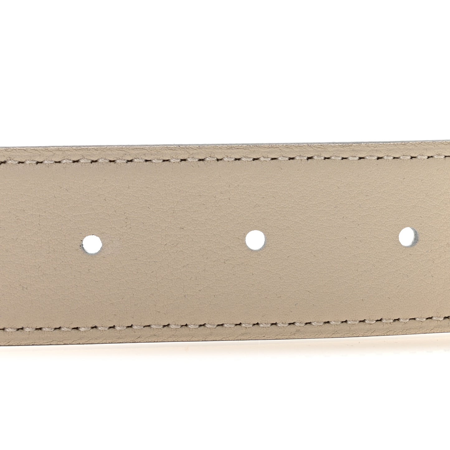 Swift Epsom 32mm Au Carre H Belt 90 36 Craie White