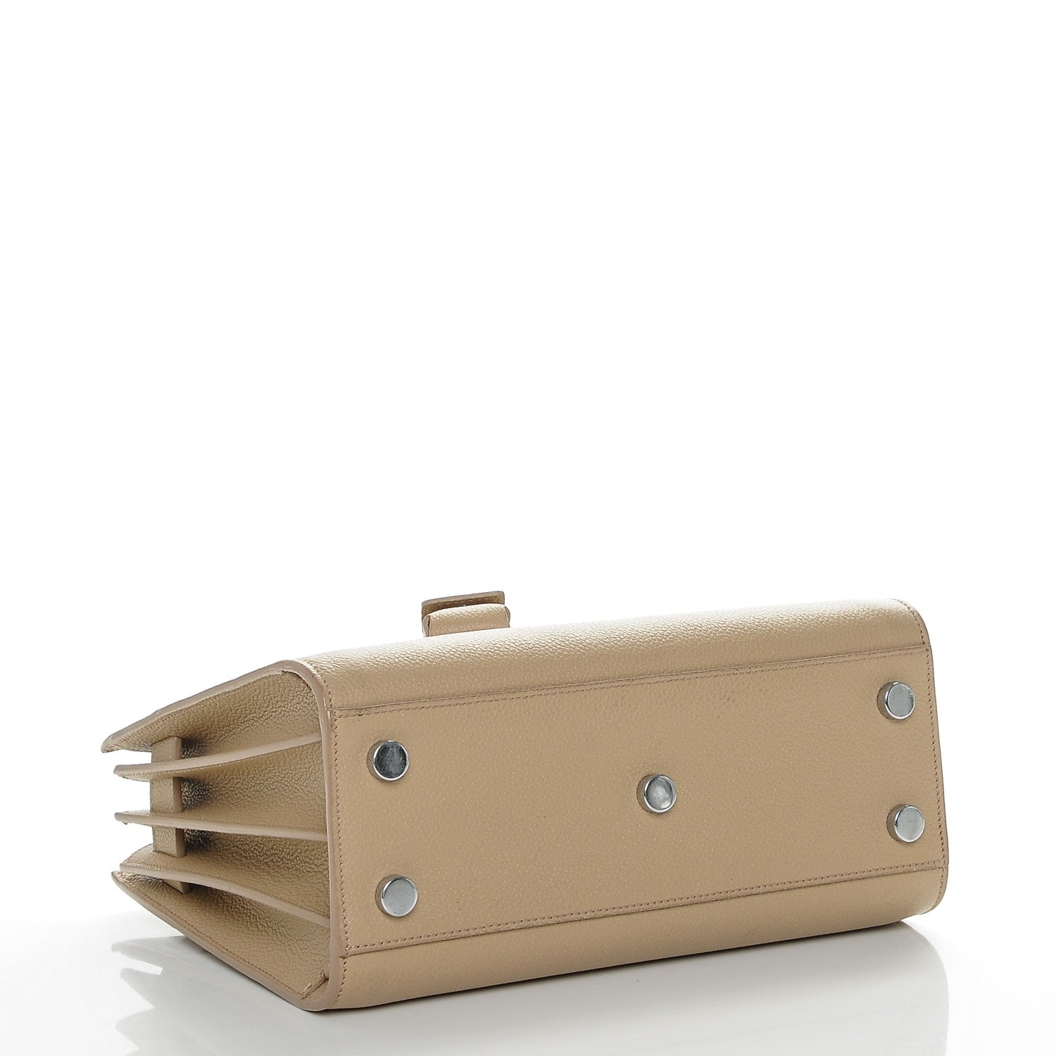 Saint Laurent Grained Calfskin Nano Sac De Jour Dark Beige 4 of 5