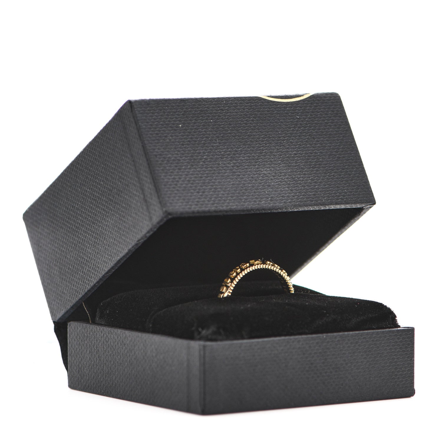 Foundrae 18K Yellow Gold Per Aspera Ad Astra Coin Edge Ring 54 6.75 8 of 8