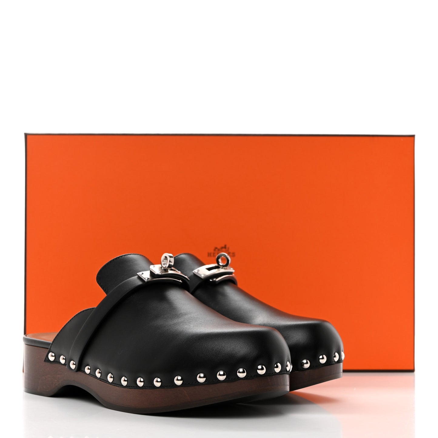 Calfskin Carlotta Mules 37 Black