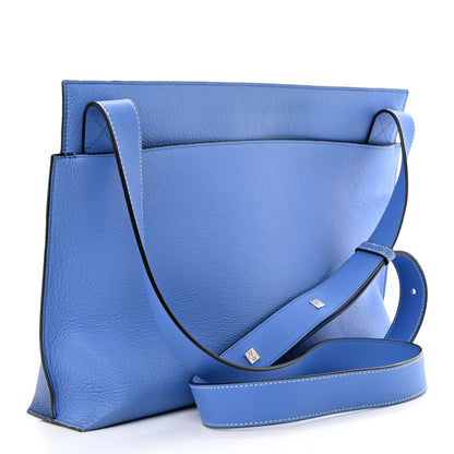 Loewe Calfskin T Pouch Bag Blue 3 of 13