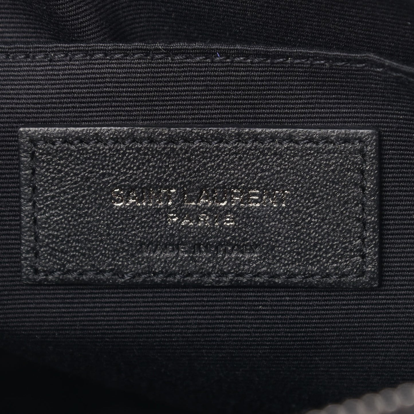 Calfskin Matelasse Monogram Lou Camera Bag Black