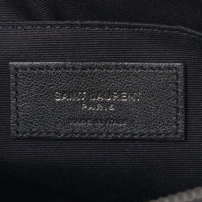 Saint Laurent Calfskin Matelasse Monogram Lou Camera Bag Black 6 of 12