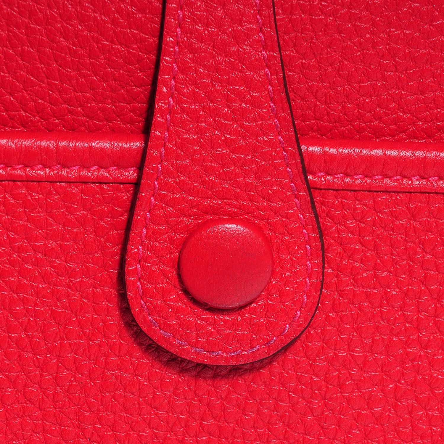 Hermes Taurillon Clemence Evelyne III PM Rouge Casaque 7 of 15