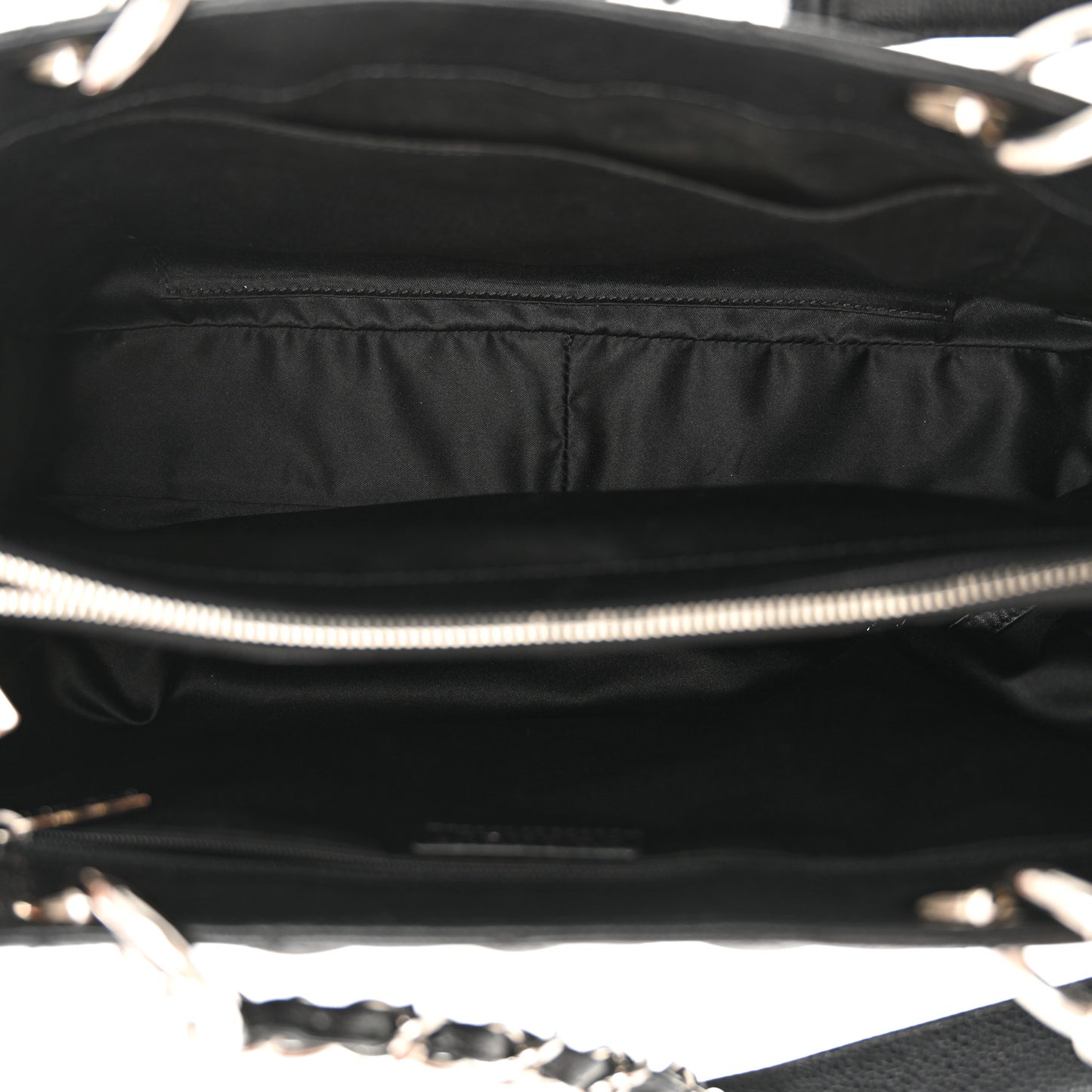 Caviar Quilted Grand Shopping Tote GST Black