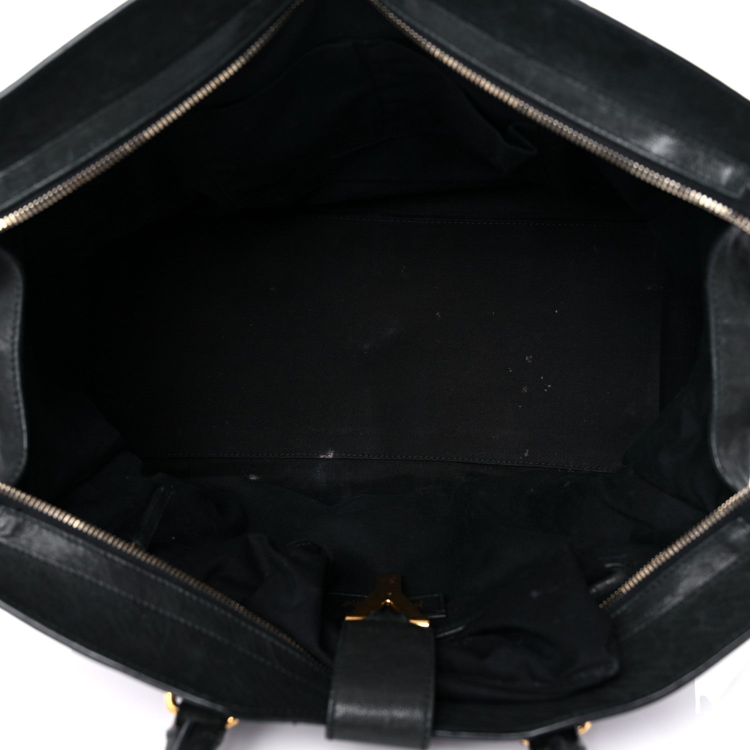 Saint Laurent Sheepskin Medium Cabas ChYc Black 5 of 22