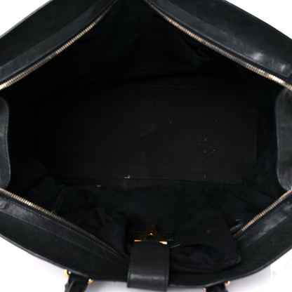 Saint Laurent Sheepskin Medium Cabas ChYc Black 5 of 22