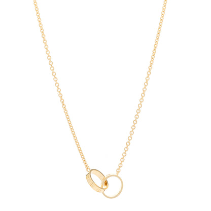 Cartier 18K Yellow Gold Interlocking LOVE Necklace 1 of 6