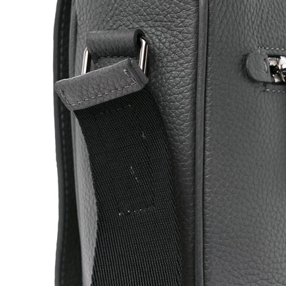 Burberry Calfskin Logo Messenger Charcoal Grey 16 of 16