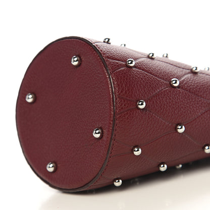 Alexander Wang Pebbled Calfskin Mini Roxy Bucket Bag Burgundy 8 of 10