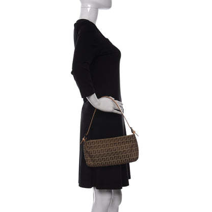 Fendi Zucchino Pochette Tan 2 of 9