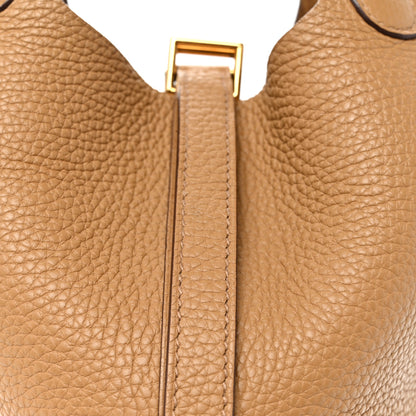 Hermes Taurillon Clemence Picotin Lock 18 PM Biscuit 8 of 10