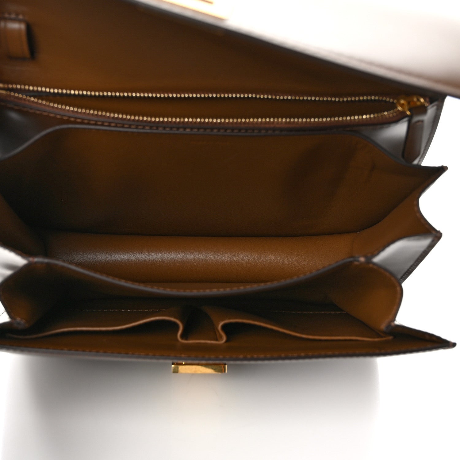 Celine Box Calfskin Medium Classic Box Flap Bag Camel 5 of 10