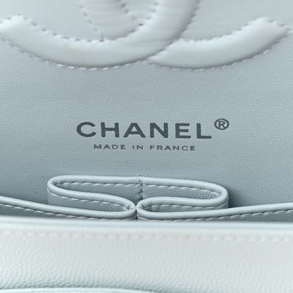 Chanel Caviar Quilted Medium Double Flap Light Blue 5 of 11