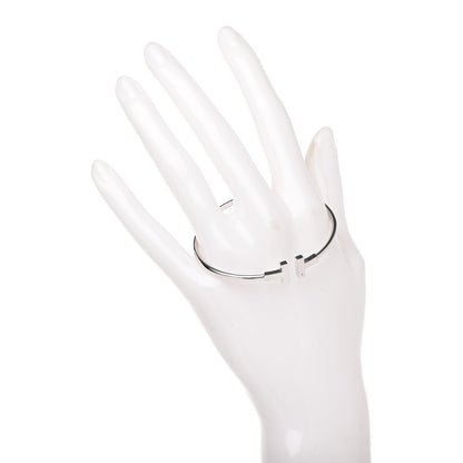 Tiffany 18K White Gold T Wire Bracelet 2 of 5