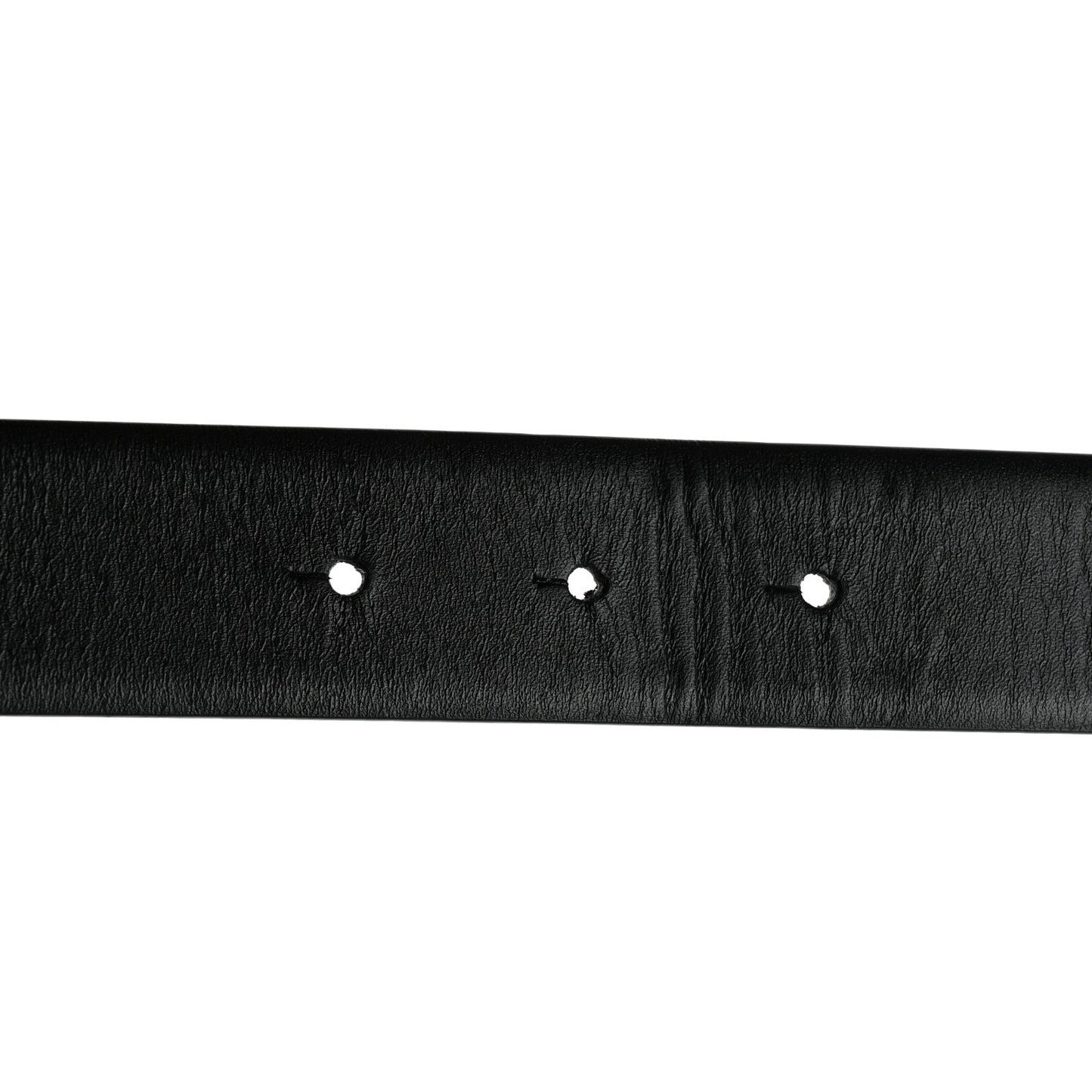 Calfskin Crystal Metal CC Belt 80 32 Black