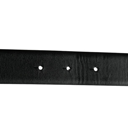 Chanel Calfskin Crystal Metal CC Belt 80 32 Black 3 of 5