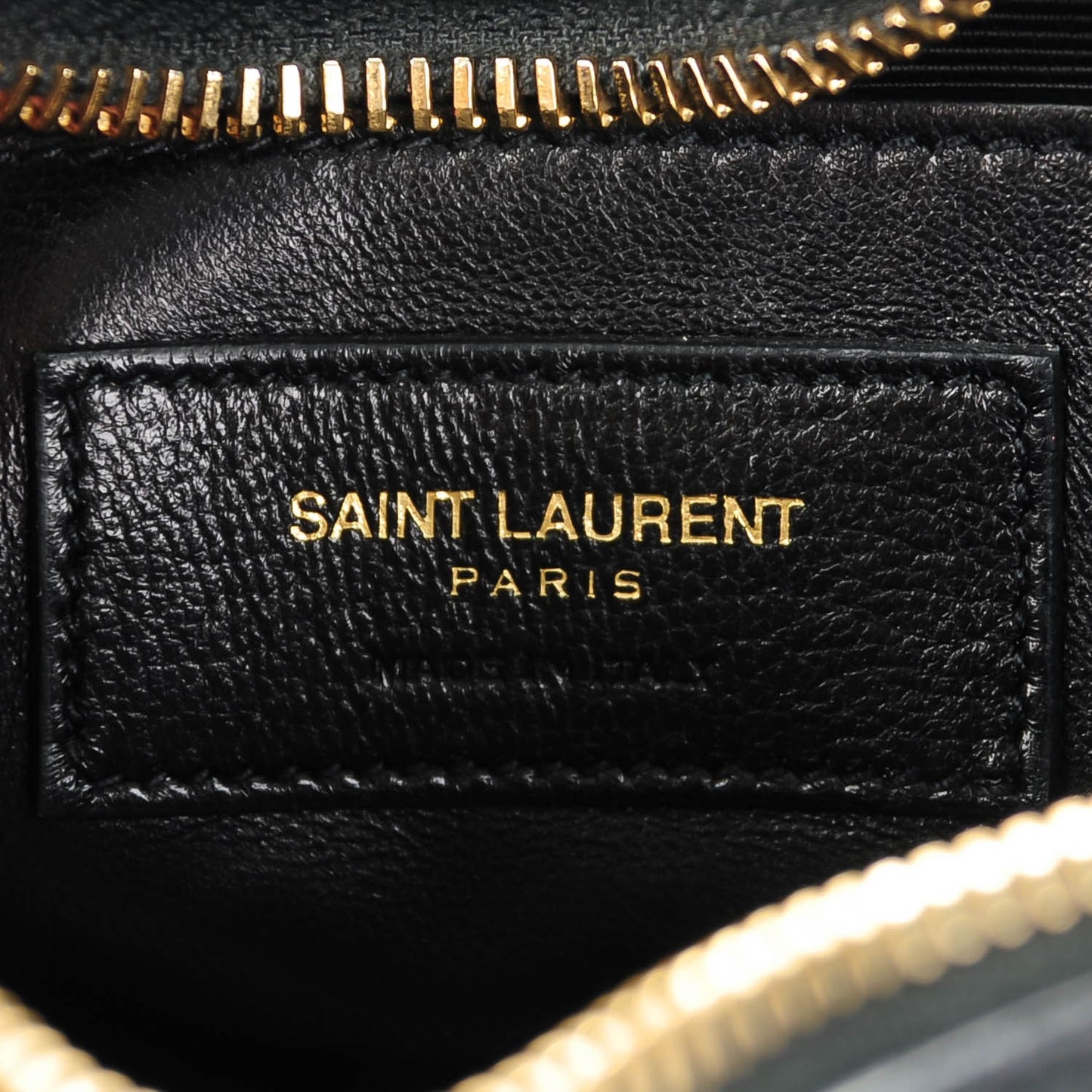 Lambskin Chevron Small Classic Monogram Camera Bag Nero Black