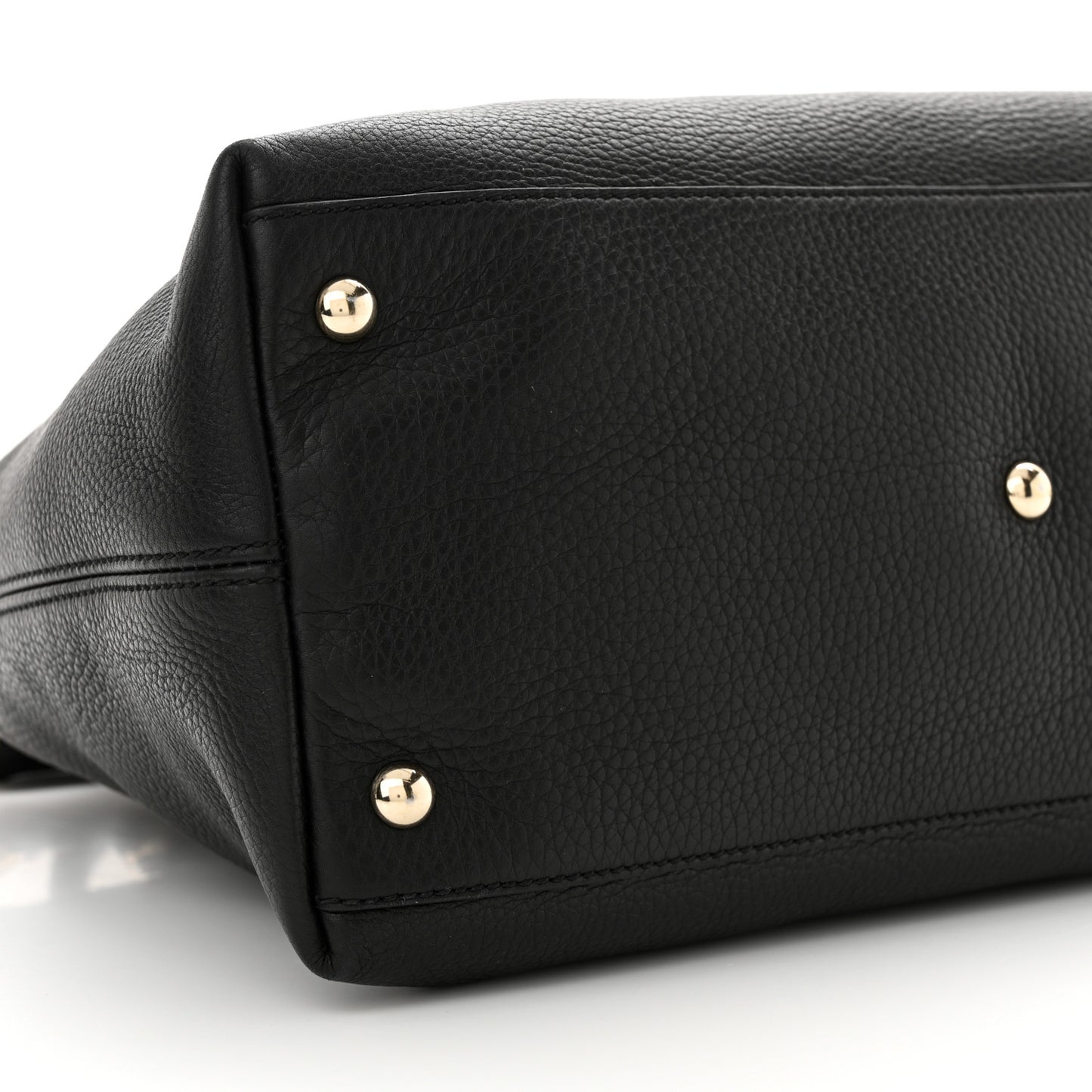 Cellarius Calfskin Small Soho Top Handle Satchel Black