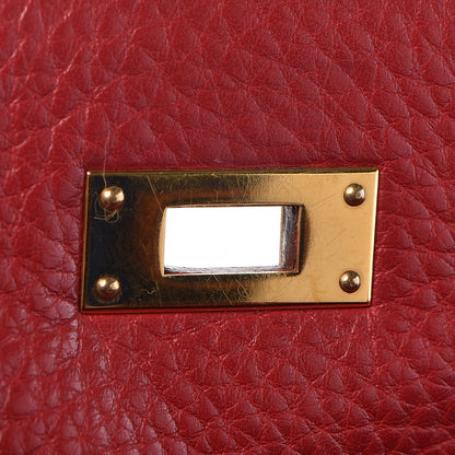 Hermes Taurillon Clemence Retourne Kelly 32 Rouge 23 of 41
