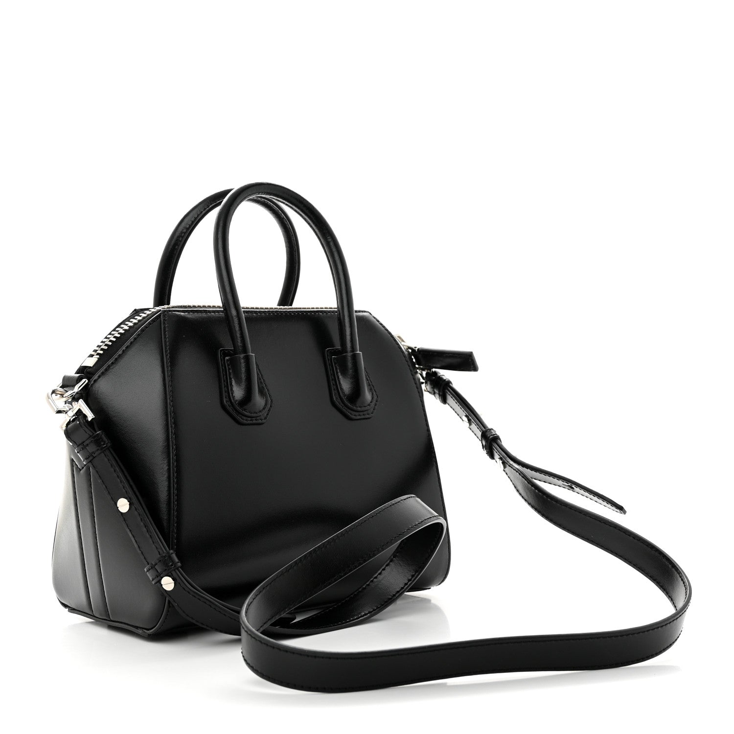 Givenchy Shiny Lord Calfskin Mini Antigona Black 3 of 12