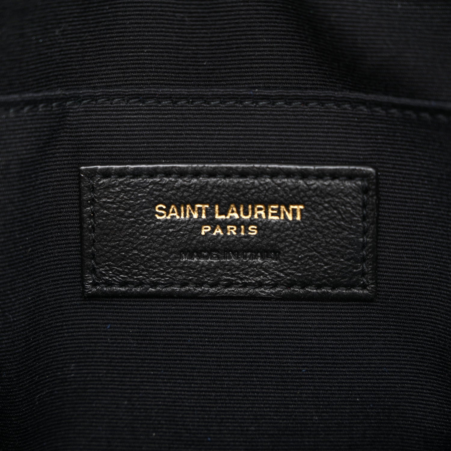 Saint Laurent Calfskin Matelasse Monogram Lou Camera Bag Navy 6 of 10