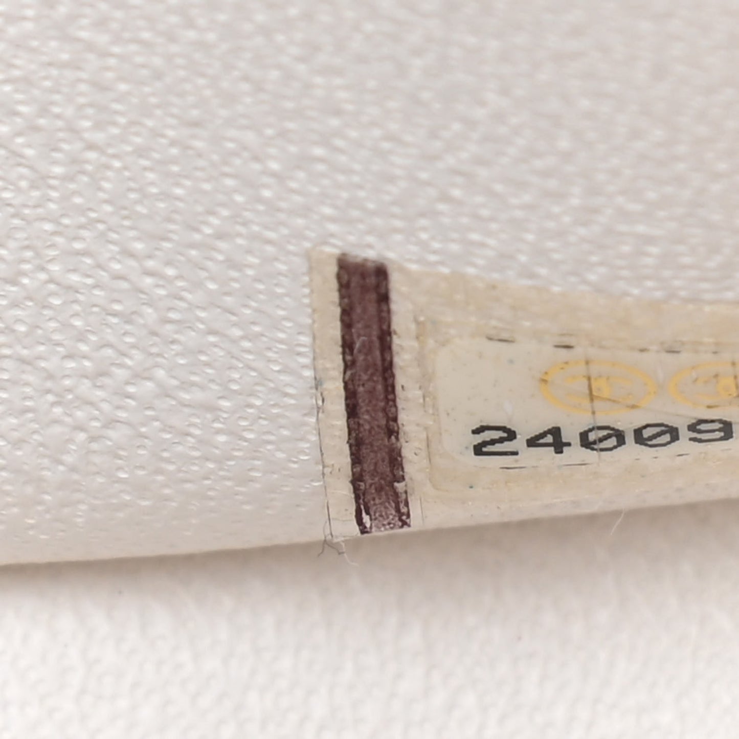 Calfskin Quilted Jumbo Double Flap White