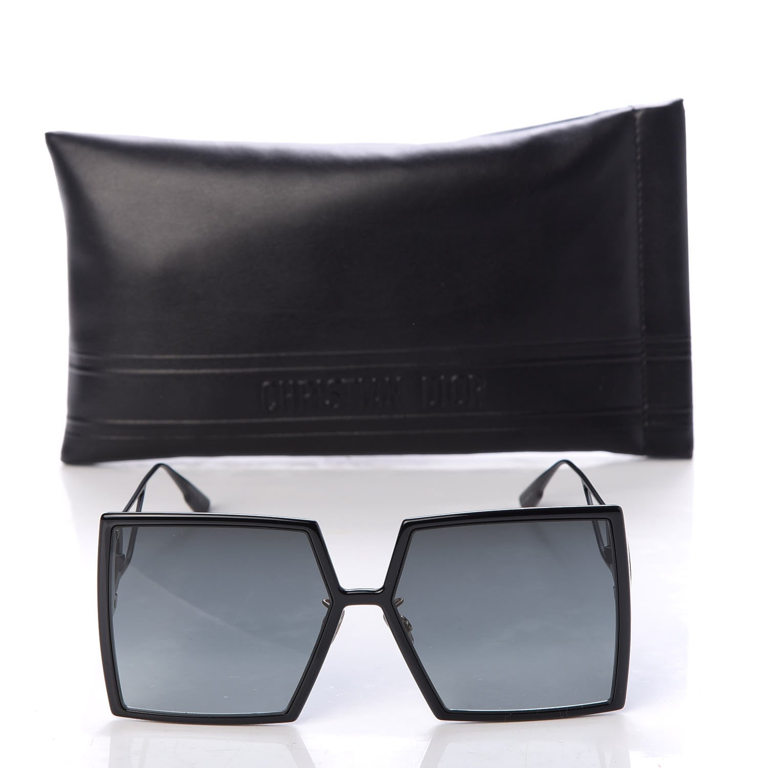 Christian Dior Square 30 Montaigne Sunglasses Black 7 of 7