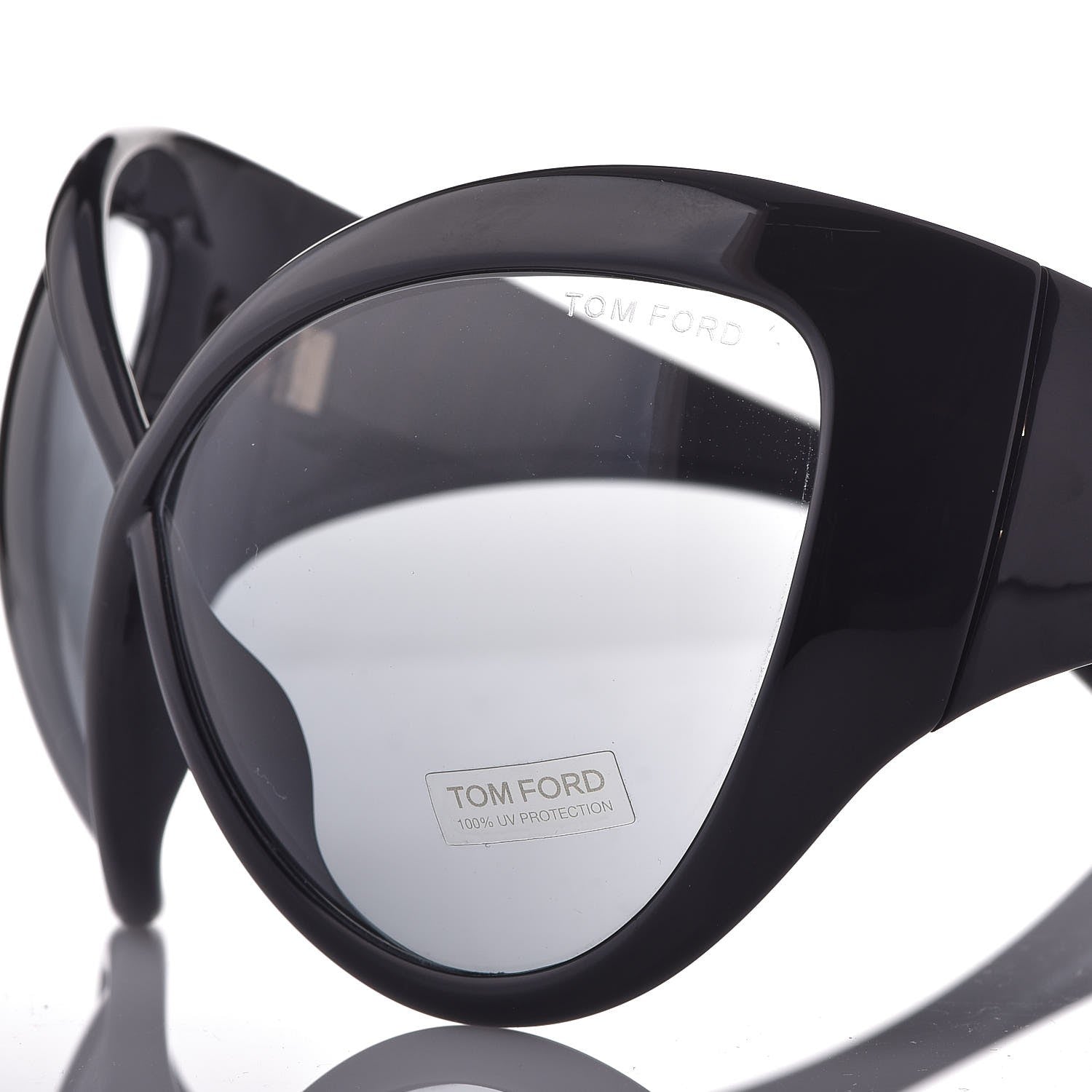 Tom Ford Daphne Oversized Sunglasses FT0219 Black 7 of 7