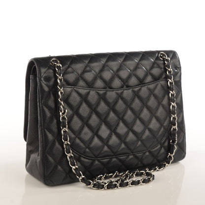 Chanel Caviar Quilted Maxi Double Flap Black 3 of 7