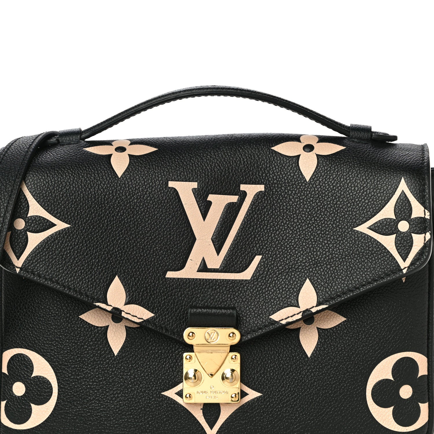 Louis Vuitton Empreinte Monogram Giant Pochette Metis Black Beige 6 of 16