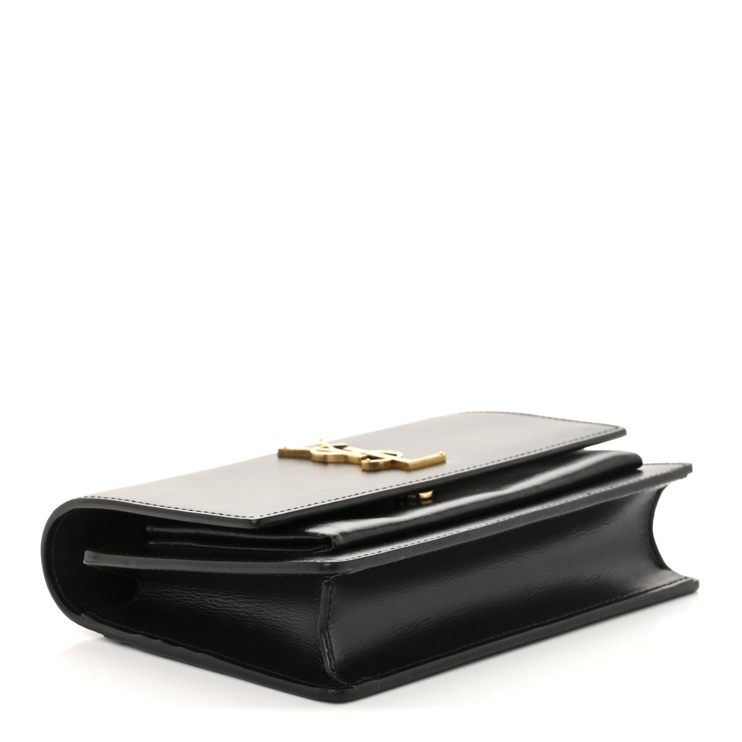 Calfskin Monogram Sunset Chain Wallet Black