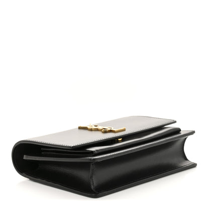 Saint Laurent Calfskin Monogram Sunset Chain Wallet Black 4 of 11