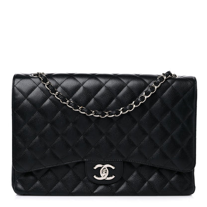 Chanel Caviar Quilted Maxi Double Flap Black 1 of 13