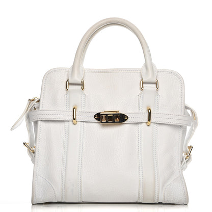 Burberry London Grainy Calfskin Medium Minford Portrait Tote White 1 of 16