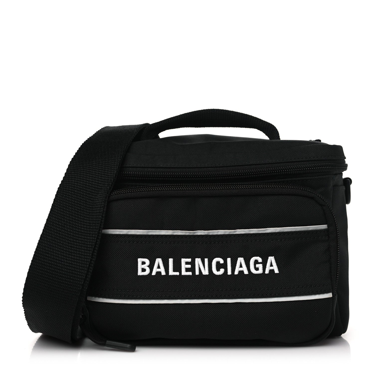 Balenciaga Nylon Logo Sport Camera Bag Black 1 of 9