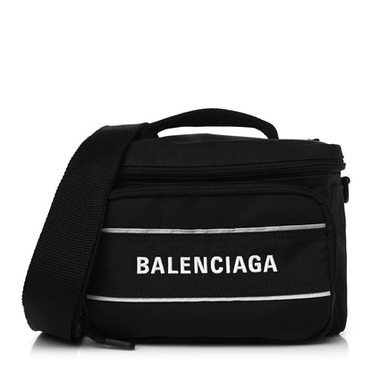 Balenciaga Nylon Logo Sport Camera Bag Black 1 of 9