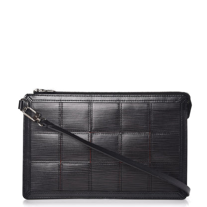 Louis Vuitton Epi Stretch Delmonico Pochette Black 1 of 7