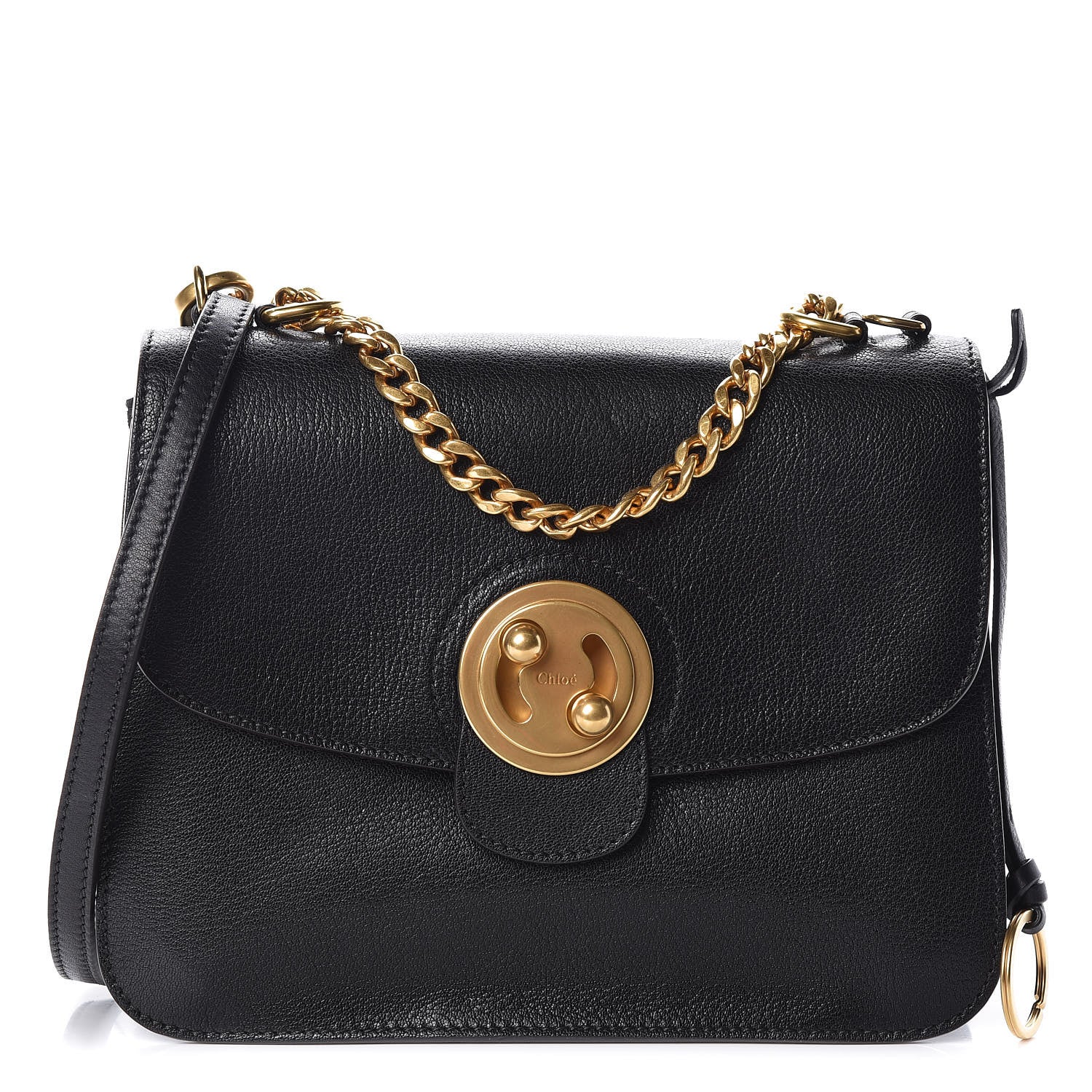 Chloe Goatskin Medium Mily Shoulder Bag Black 1 of 9