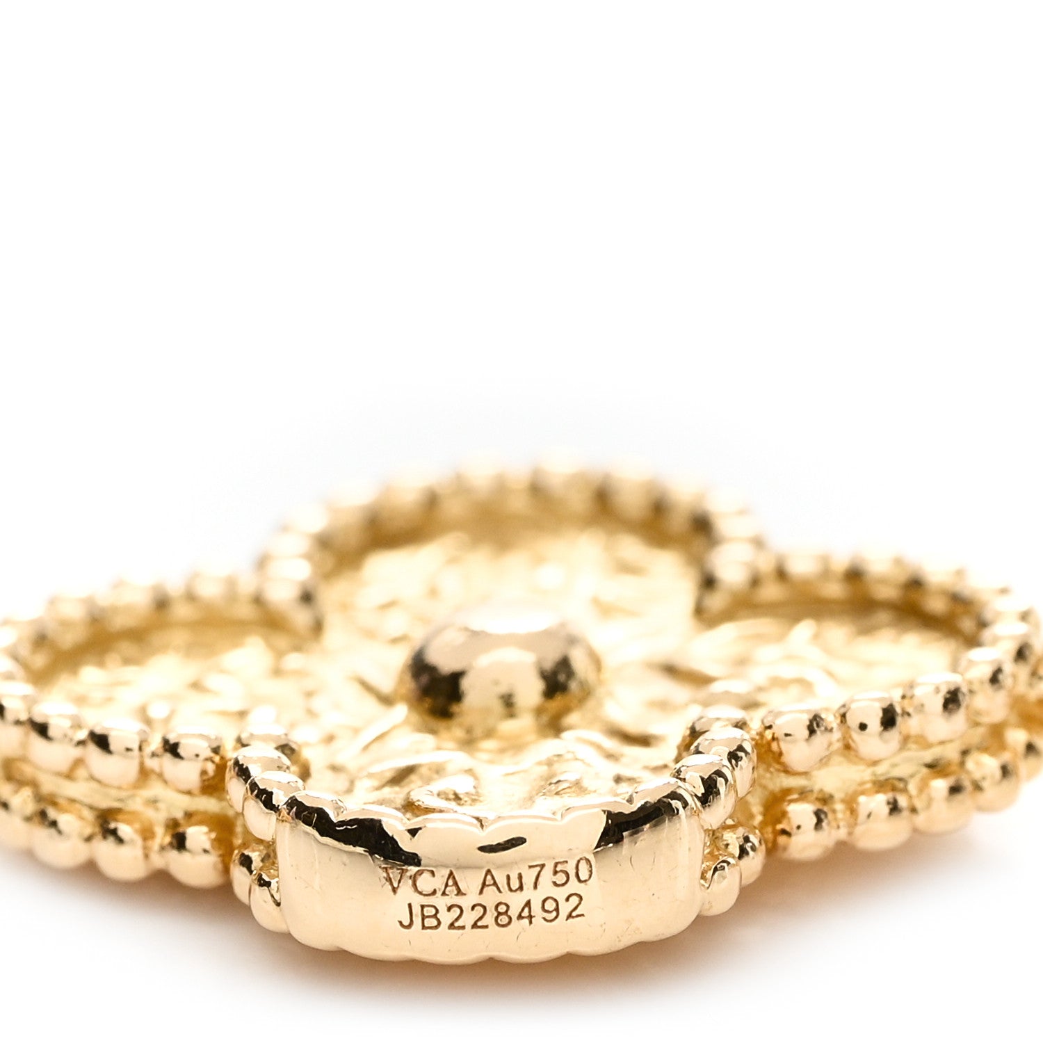 Van Cleef & Arpels 18K Yellow Gold 5 Motifs Vintage Alhambra Bracelet 3 of 3