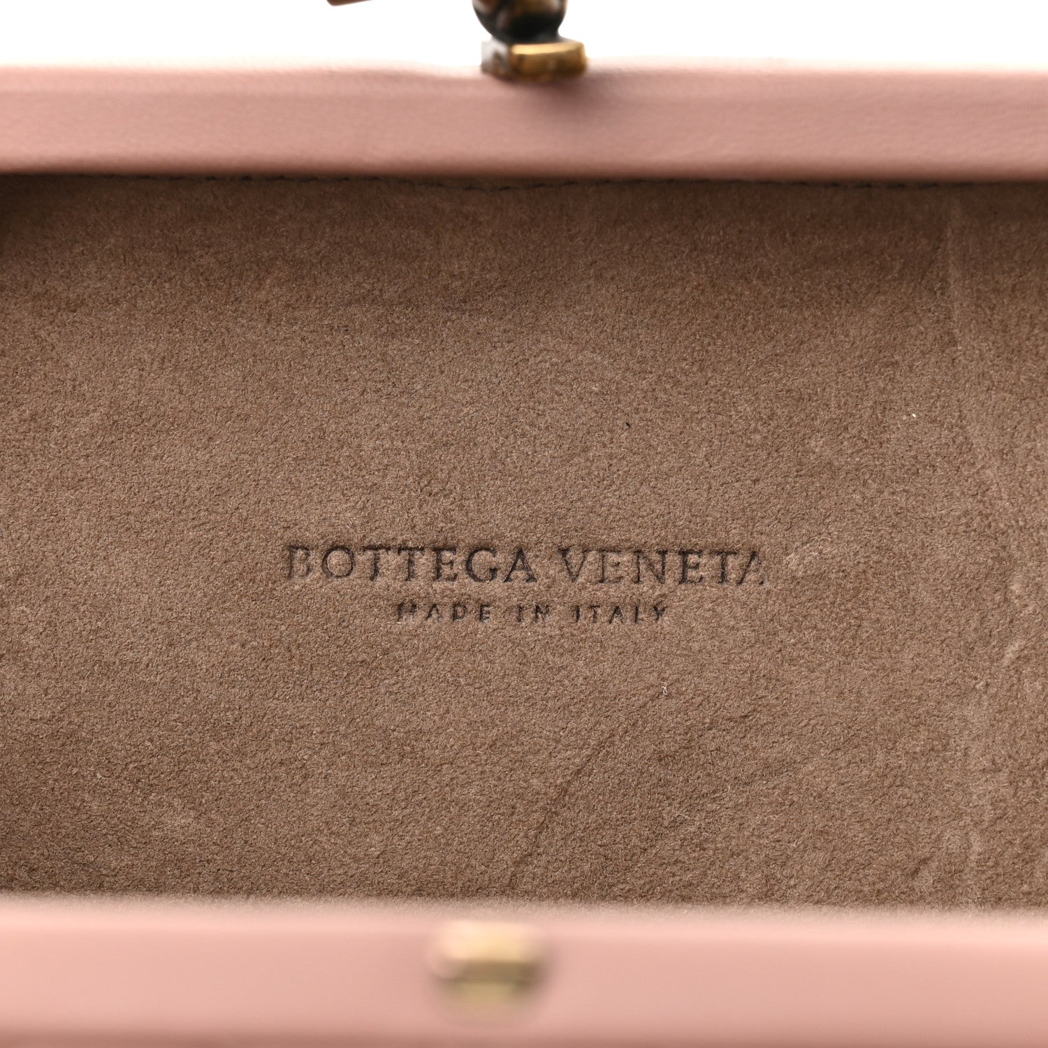 Bottega Veneta Nappa Intrecciato Chain Knot Clutch Watteau 6 of 9